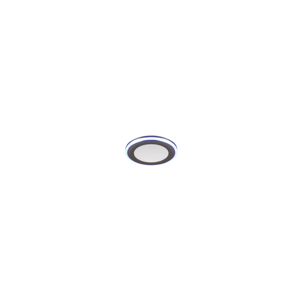 Trio ARGUS Lampada da incasso LED Cromo, 2-Luci, Telecomando, Cambia colore