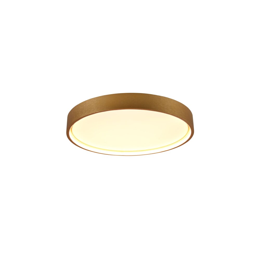 Trio DOHA Plafoniera LED Ottone, 1-Luce main product photo