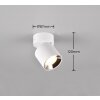 Trio GUAYANA Applique Bianco, 1-Luce
