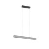 Trio Helios Lampada a Sospensione LED Alluminio satinato, 1-Luce
