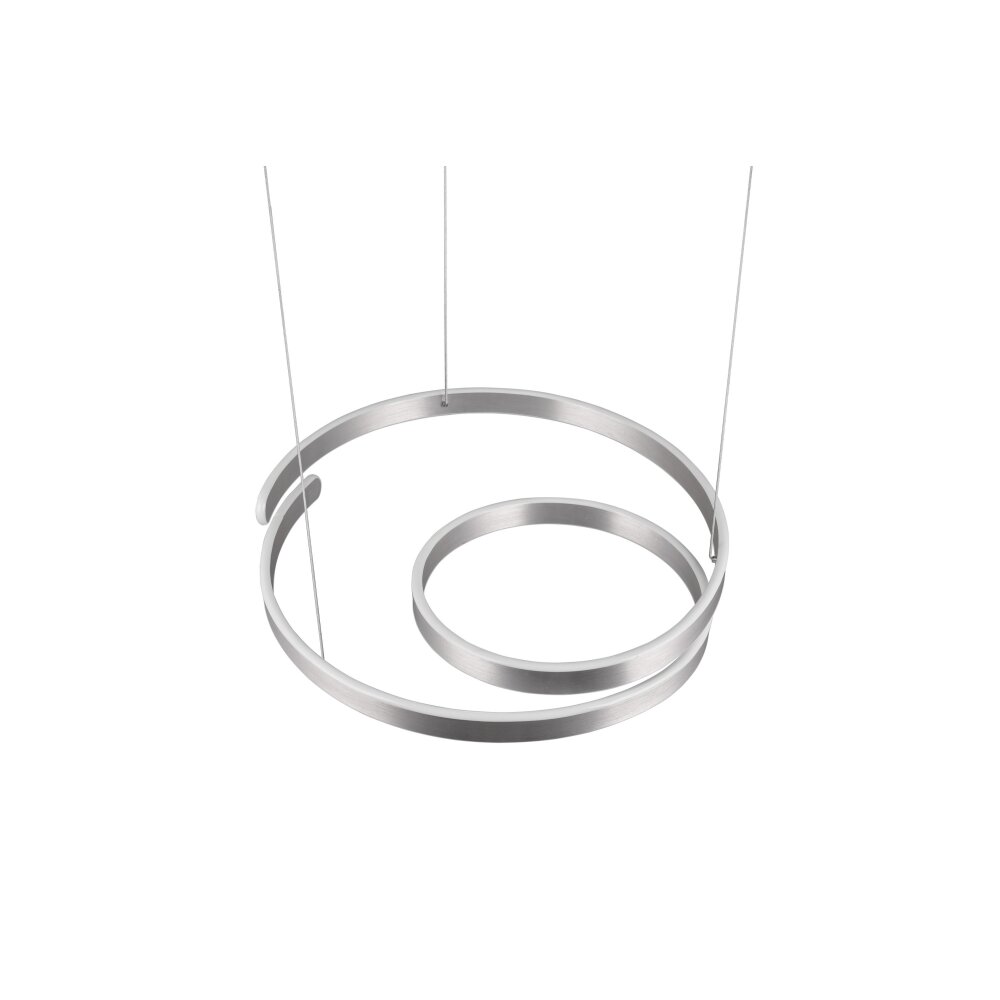 Trio Marnie Lampada a Sospensione LED Alluminio satinato, 1-Luce