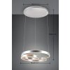 Trio Marnie Lampada a Sospensione LED Alluminio satinato, 1-Luce