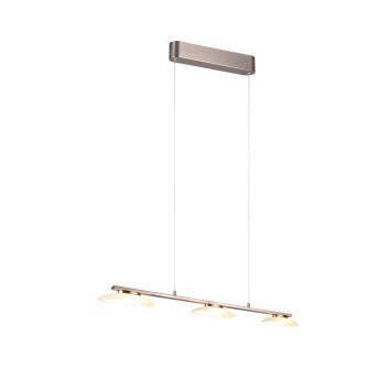 Trio Merton Lampada a Sospensione LED Nichel opaco, 3-Luci Trio Merton Lampada a Sospensione LED Nichel opaco, 3-Luci