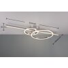 Trio MONTILLA Plafoniera LED Cromo, 1-Luce, Telecomando