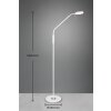 Trio Monza Lampada da terra LED Bianco, 1-Luce