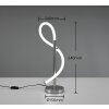 Reality Argos Lampada da tavolo LED Cromo, 1-Luce