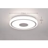 Reality BUNDA Plafoniera LED Cromo, 1-Luce