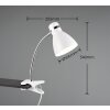 Reality HARVEY Lampada con pinza Cromo, Bianco, 1-Luce Reality HARVEY Lampada con pinza Cromo, Bianco, 1-Luce