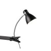 Reality HARVEY Lampada con pinza Cromo, Nero, 1-Luce