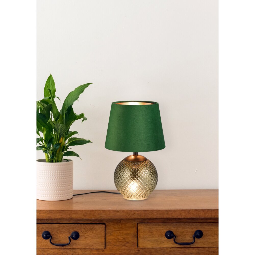 Reality Jonna Lampada da tavolo Verde, 2-Luci main product photo