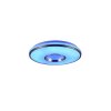 Reality Realta Plafoniera LED Alluminio satinato, 2-Luci, Telecomando, Cambia colore