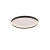 Reality Rotonda Plafoniera LED Nero, 1-Luce