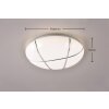 Reality Tibor Plafoniera LED Bianco, 1-Luce