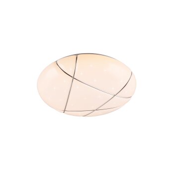 Reality Tibor Plafoniera LED Bianco, 1-Luce, Telecomando Reality Tibor Plafoniera LED Bianco, 1-Luce, Telecomando