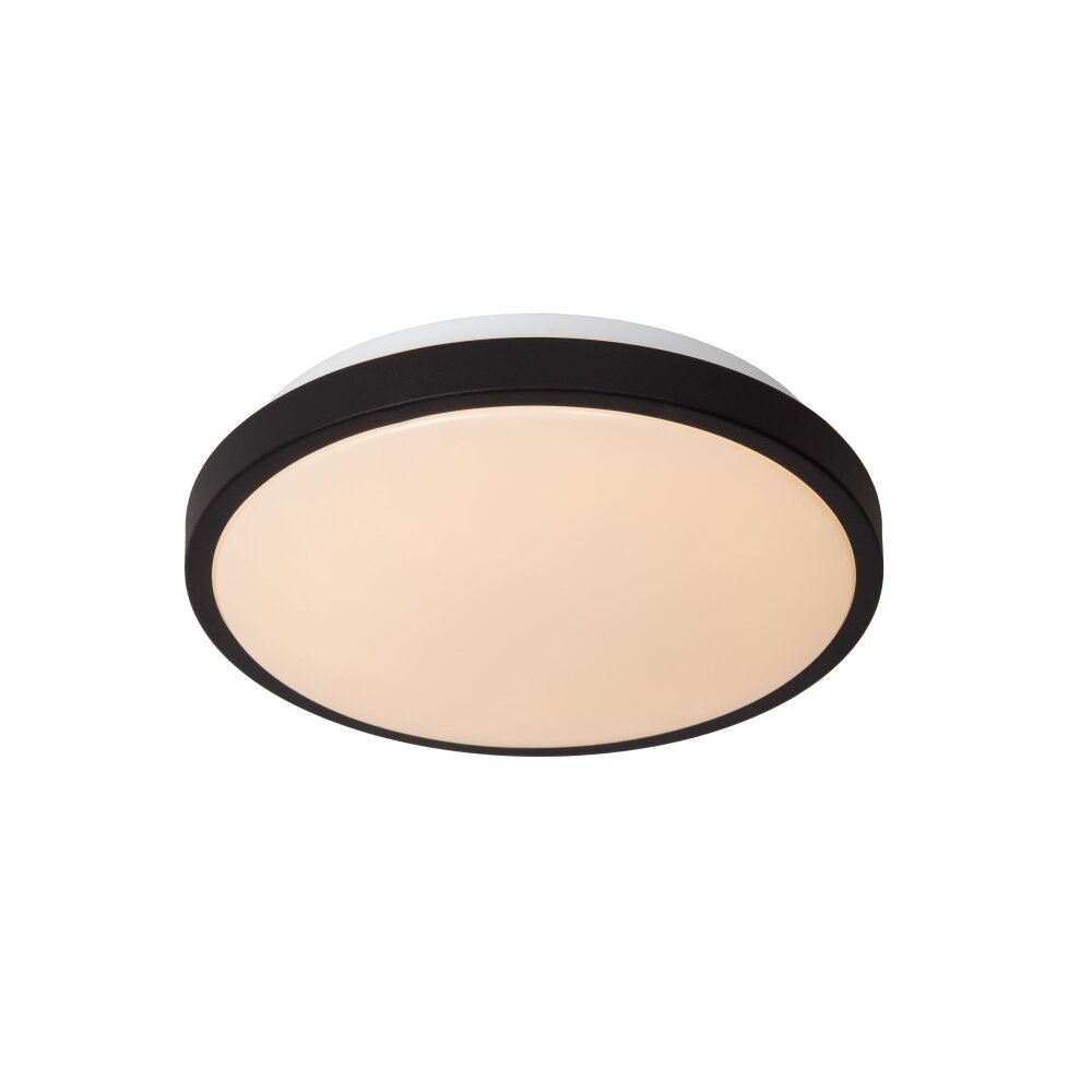 Lucide DASHER Plafoniera LED Nero, 1-Luce, Sensori di movimento main product photo
