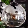 Koyoto Lampadario a sospensione - Vetro Chiaro, Grigio fumo, 8-Luci