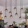Koyoto Lampadario a sospensione - Vetro Chiaro, Grigio fumo, 8-Luci