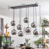 Koyoto Lampadario a sospensione - Vetro Cromo, Grigio fumo, 8-Luci