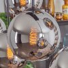Koyoto Lampadario a sospensione - Vetro Cromo, Grigio fumo, 8-Luci