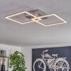 Obo Plafoniera LED Titanio, 1-Luce