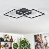 Obo Plafoniera LED Nero, 1-Luce