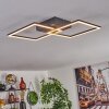 Obo Plafoniera LED Nero, 1-Luce