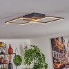 Obo Plafoniera LED Nero, 1-Luce