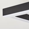 Cascada Plafoniera LED Marrone, Aspetto del legno, Nero, 1-Luce