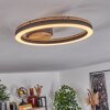 Cascada Plafoniera LED Marrone, Aspetto del legno, Nero, 1-Luce