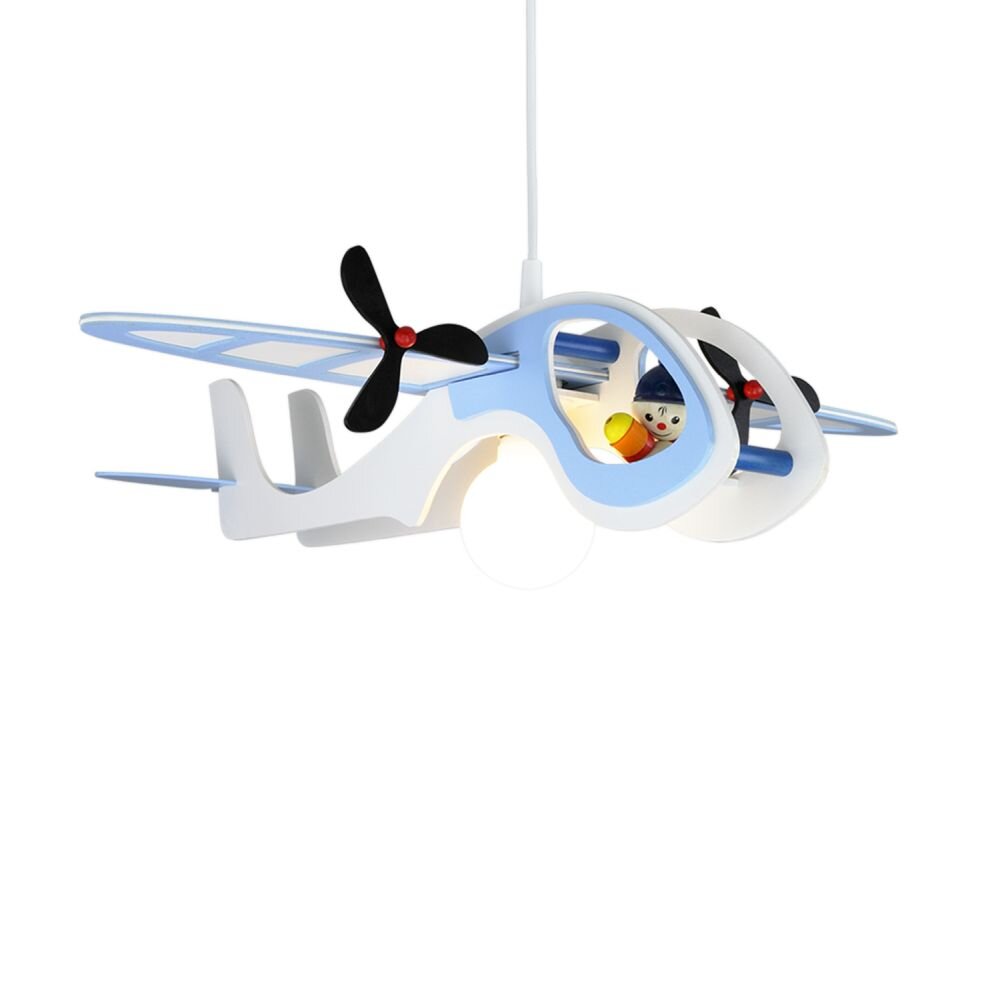 Elobra JOE Lampada a Sospensione Blu, Bianco, 1-Luce main product photo