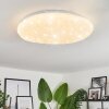 Esgos Plafoniera LED Bianco, 1-Luce, Telecomando