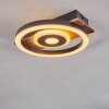 Taboneira Plafoniera LED Nero, 1-Luce