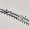 Manlleu Lampada a Sospensione Cromo, 1-Luce