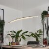 Manlleu Lampada a Sospensione Cromo, 1-Luce