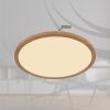 Globo SAPANA Plafoniera LED Aspetto del legno, Bianco, 1-Luce