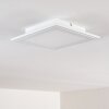 Voisines Plafoniera LED Bianco, 1-Luce, Telecomando, Cambia colore