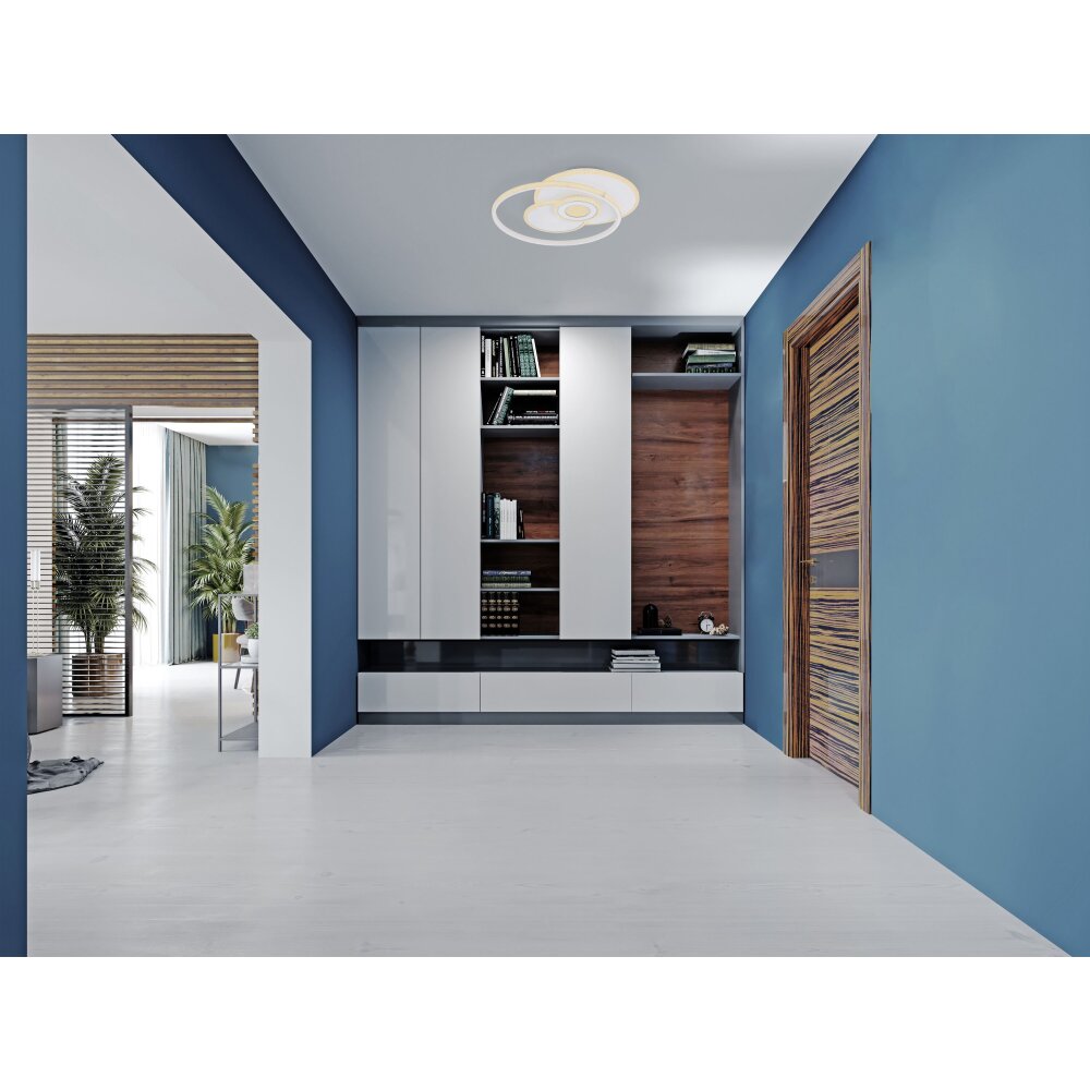 Globo RODERICK Plafoniera LED Bianco, 1-Luce, Telecomando main product photo