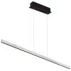 Globo DENTSY Lampadario a sospensione LED Nero, 1-Luce