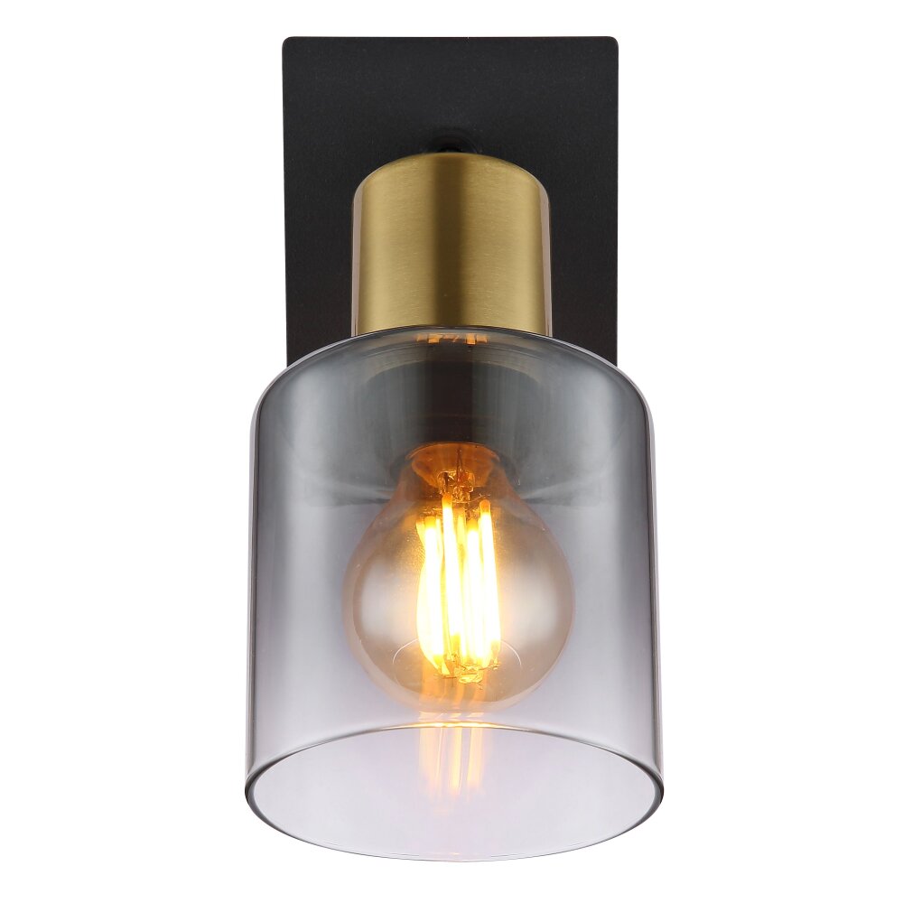 Globo HOLLSY Applique Nero, 1-Luce