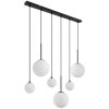 Globo HALLIE Lampadario a sospensione Nero, 6-Luci