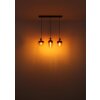 Globo COMMY Lampadario a sospensione Nero, 3-Luci