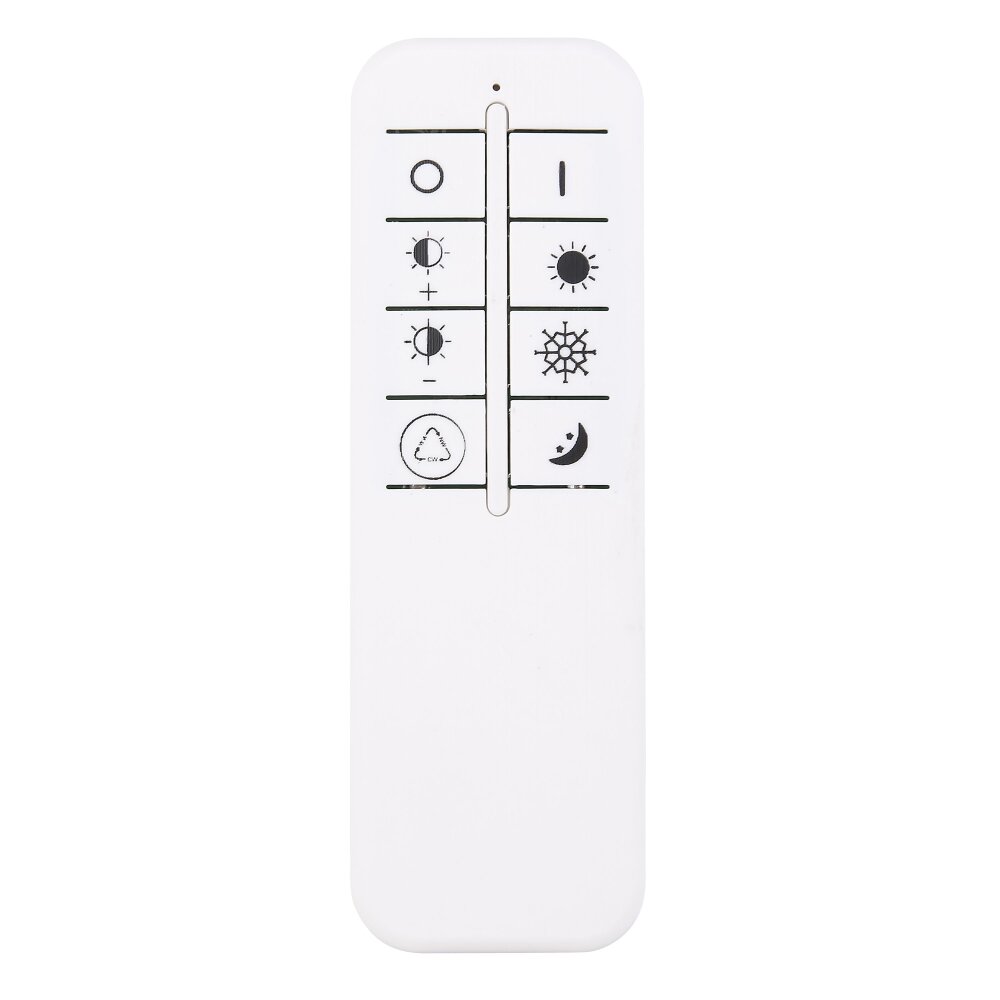 Globo HOKKI Plafoniera LED Bianco, 1-Luce, Telecomando