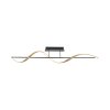 Paul Neuhaus Q-SWING Plafoniera LED Antracite, Oro, 1-Luce, Telecomando