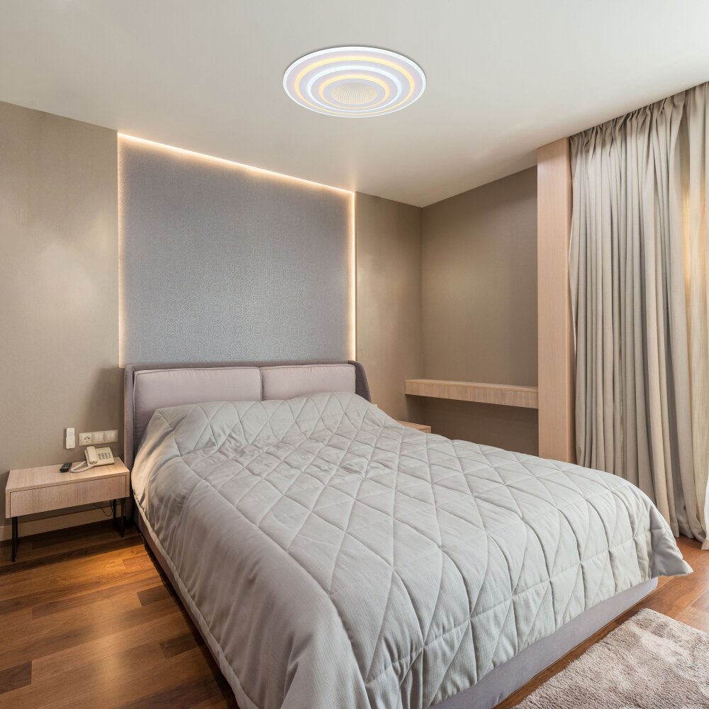 Globo JOCELYN Plafoniera LED Bianco, 1-Luce, Telecomando main product photo
