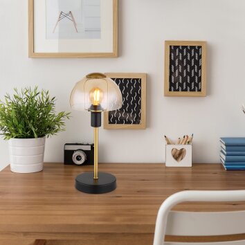 Globo KOKKINI Lampada da tavolo Nero, 1-Luce