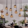 Koyoto Lampadario a sospensione - Vetro Ambrato, 8-Luci