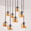 Koyoto Lampadario a sospensione - Vetro Ambrato, 8-Luci