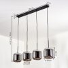 Lauden Lampadario a sospensione - Vetro Cromo, Grigio fumo, 4-Luci