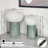 Godrie Lampada da tavolo - Set di 2 Turchese, 2-Luci