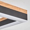 Cascada Plafoniera LED Marrone, Aspetto del legno, Nero, 1-Luce